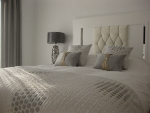 Made to measure bedding complete the look